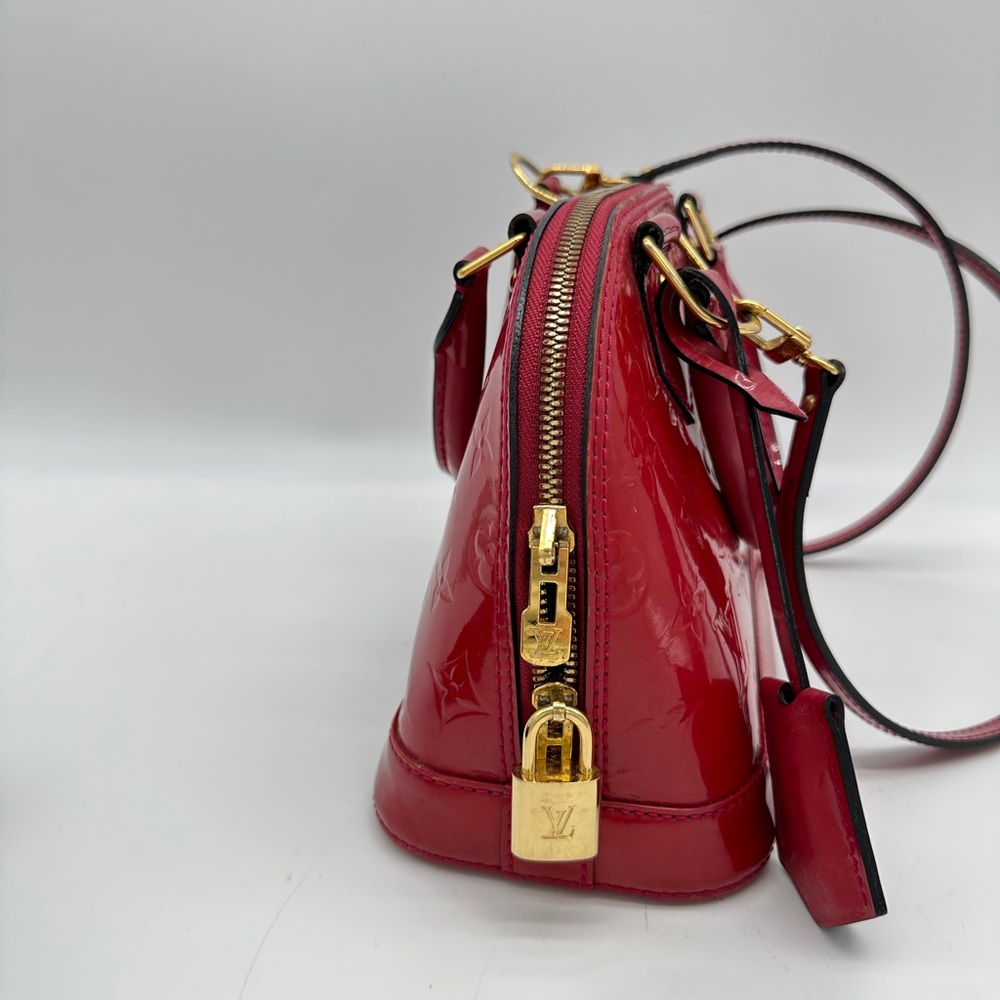 Louis Vuitton Patent Leather Alma BB Shoulder Bag - Picture 3 of 16